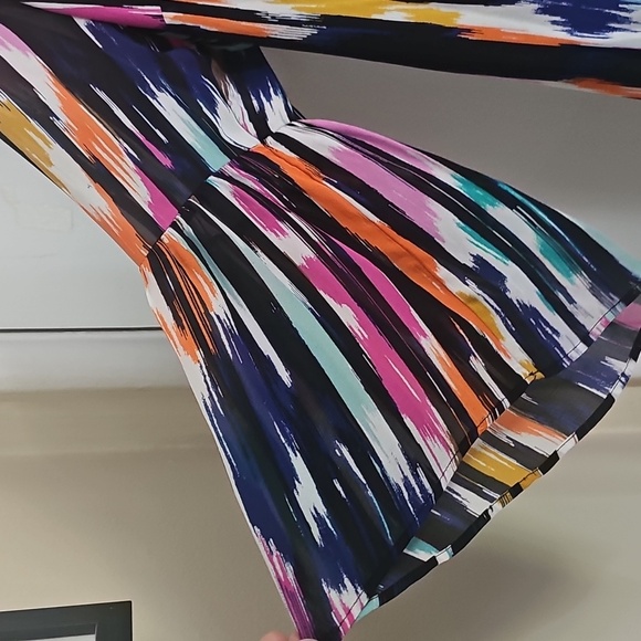 Trina Turk X INC Collab Macy's IKAT Dress Size L - Picture 5 of 7